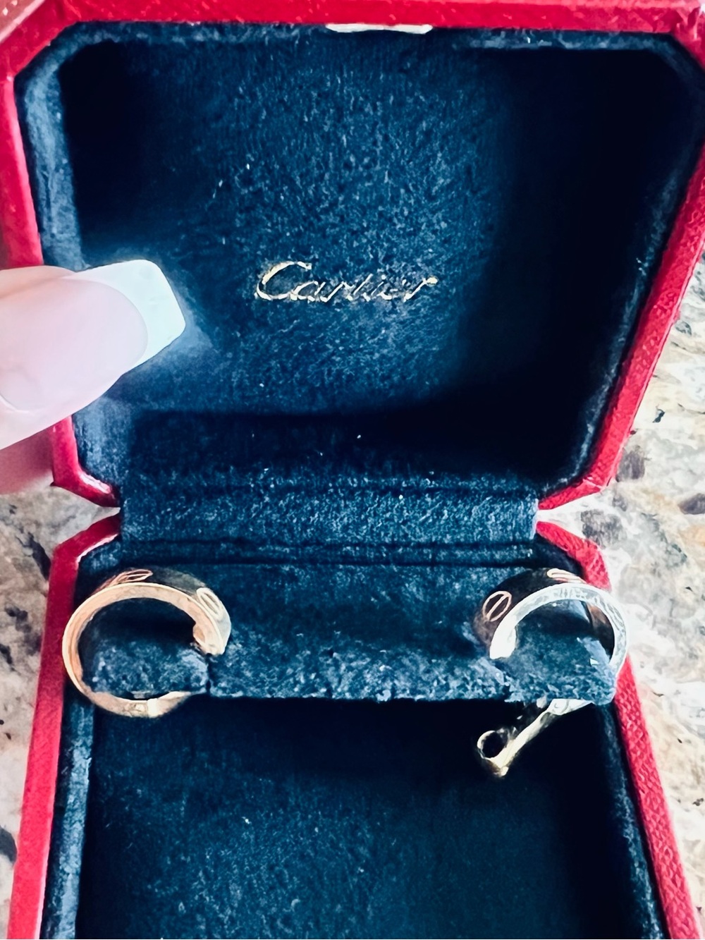 Cartier Gold Love Hoop Earrings - Picture 10 of 11